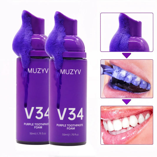 Mousse blanchissante pour les dents Nettoyage en profondeur